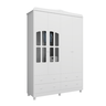 Guarda Roupa Infantil Peroba Elô 4 Portas e 4 Gavetas Branco - 1