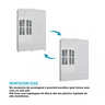 Guarda Roupa Infantil Peroba Elô 4 Portas e 4 Gavetas Branco - 3