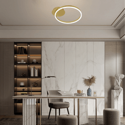 Plafon de Sobrepor Luz 3 Cores 45x40 em Alumínio Bivolt Led - 4