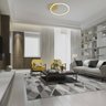 Plafon de Sobrepor Luz 3 Cores 45x40 em Alumínio Bivolt Led - 6