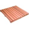 Deck de Madeira Modular 100x50cm com Pintura Neonx:osmocolor Mogno Semi Trans - 1