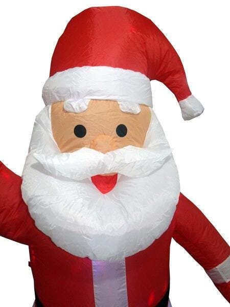 Papai Noel Inflavel Natal Grande 1.90M Decoração Natalina - 3