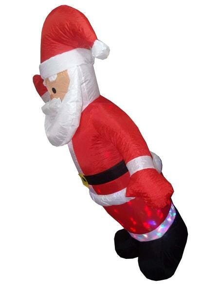 Papai Noel Inflavel Natal Grande 1.90M Decoração Natalina - 9