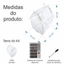 Ver imagem 6 de Cofre Chale Casa Dinheiro Woodbox Japones Poupança Desafio