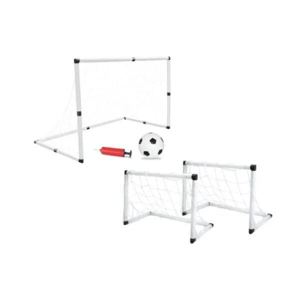 Mini Trave Gol Futebol Infantil 2 Em 1 Com Bola E Bomba - Dm - 2