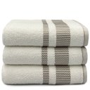 Ver imagem 1 de Kit Com 03 Toalhas De Banho Branca - Princess - 75x140cm - LMpeter
