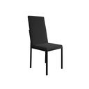 Ver imagem 5 de Conjunto de Jantar Mesa Mônaco Premium 90cm Imbuia com 4 Cadeiras Estofadas Pretas - Cor: Preto