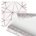 Ver imagem 1 de Papel de Parede Adesivo Marrom Minimalista Geométrico 2,80m
