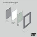 Ver imagem 4 de Quadro Cozinha Good Food - 20x30cm - Moldura Caixa Branco