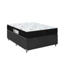 Ver imagem 1 de Cama Box Baú Viuvo + Colchão Smart Espuma D33 (128x188x61) Preto