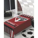 Ver imagem 1 de Cobertor Juvenil São Paulo - Jolitex - Vermelho