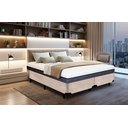 Ver imagem 1 de Cama Box Queen Size Bipartida Serenelife - Suede Bege Claro