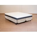 Ver imagem 2 de Cama Box Queen Size Bipartida Serenelife - Suede Bege Claro