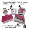 Kit Bebe Quarto Menina Coroa Decoração Berço Maternidade MDF - 1