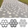 Forma Colmeia Molde Piso Concreto Jardim Caminho de Pedras - 4