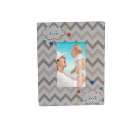 Kit Bebe Quarto Menino Nuvem Decoração Berço Maternidade Mdf - 5