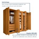 Ver mais imagens de Guarda Roupa Casal 6 Portas Vidro Refleta e 6 Gavetas MDF com LED Imperiale Premium