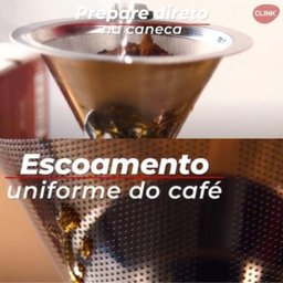 Coador De Café Aço Inox Filtro Ecológico 25Gr 6,5Cm - 400Ml - 6