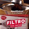 Coador De Café Aço Inox Filtro Ecológico 25Gr 6,5Cm - 400Ml - 5