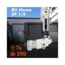 Kit Motor De Portão Eletrônico Basculante Ppa Bv Home Smart 1/4 Rápido 7s - 110v - 2