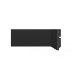 Rodapé 3547 - Barra 2,40m X 10 Black Liso - Santa Luzia