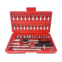 Ver imagem 4 de Conjunto Chaves Canhão Catraca 46 Peças Profissional