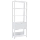 Ver imagem 1 de Estante Livreiro 1 Porta 166x63 Cm Branco Arly