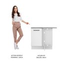 Ver imagem 6 de Balcão Armário de Cozinha de Canto 1 Porta Branco Agata Madesa