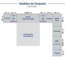 Ver imagem 5 de Guarda-roupa Modulado de Canto Linear 12 Peças com 13 Portas Orion CabeCasa MadeiraOriginals