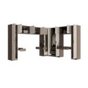 Ver imagem 6 de Guarda-Roupa Planejado de Canto Linear 12 Peças com 13 Portas Orion CabeCasa MadeiraOriginals Marrom/Mocha/Linho