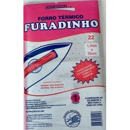 Capa para Tábua de Passar Roupa 1,45Mx50cm Furadinho - 1