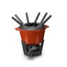 Fondue Vermelho De Ferro Fundido 6 Espetos 1,2 Litros - 1