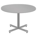 Ver imagem 1 de Mesa Redonda para 4 Lugares Centro Madeira Reunião - Cinza Cinza