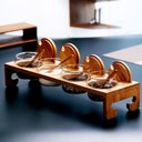 Ver imagem 5 de Conjunto Porta Tempero de Bambu com 4 Potes Tamanduá-bandeira - Ilovecoffee