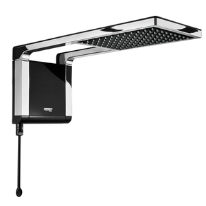 Chuveiro Elétrico Ducha Acqua Storm Ultra Preto Cromado 127v 5500w Lorenzetti