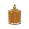 Potiche Decorativo Vidro Laranja 9X13cm - Royal - 1