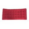 Puff Banqueta Decorativa Eduarda Suede Vermelho - 3