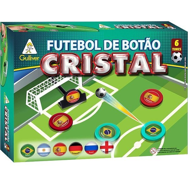 Futebol de Botao Cristal 6 Seleçoes Copa Gulliver 0350 - 1