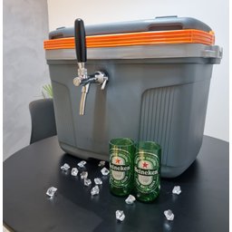 Chopeira Portátil À Gelo Para 2 Barril De Chopp 5 Litros - 2