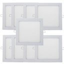Ver imagem 1 de Kit 9 Plafon Painel LED Luminária Downlight 18W Embutir
