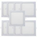 Ver imagem 2 de Kit 9 Plafon Painel LED Luminária Downlight 18W Embutir