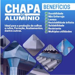 Chapa Folha de Alumínio para Calha/rufo/telhado 40cm com 30m - 2