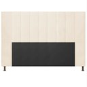 Ver imagem 3 de Cabeceira Casal Queen Cama Box 160cm para Quarto Malibu Linho Bege M11 - D'rossi