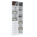 Ver imagem 1 de MÓDULO CLOSET GAVETEIRO PRATELEIRAS COM NICHOS M496.B MUNDI MOVEIS