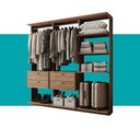 Ver imagem 5 de Closet Modulado com 4 Gavetas Alasca Freijó Carraro