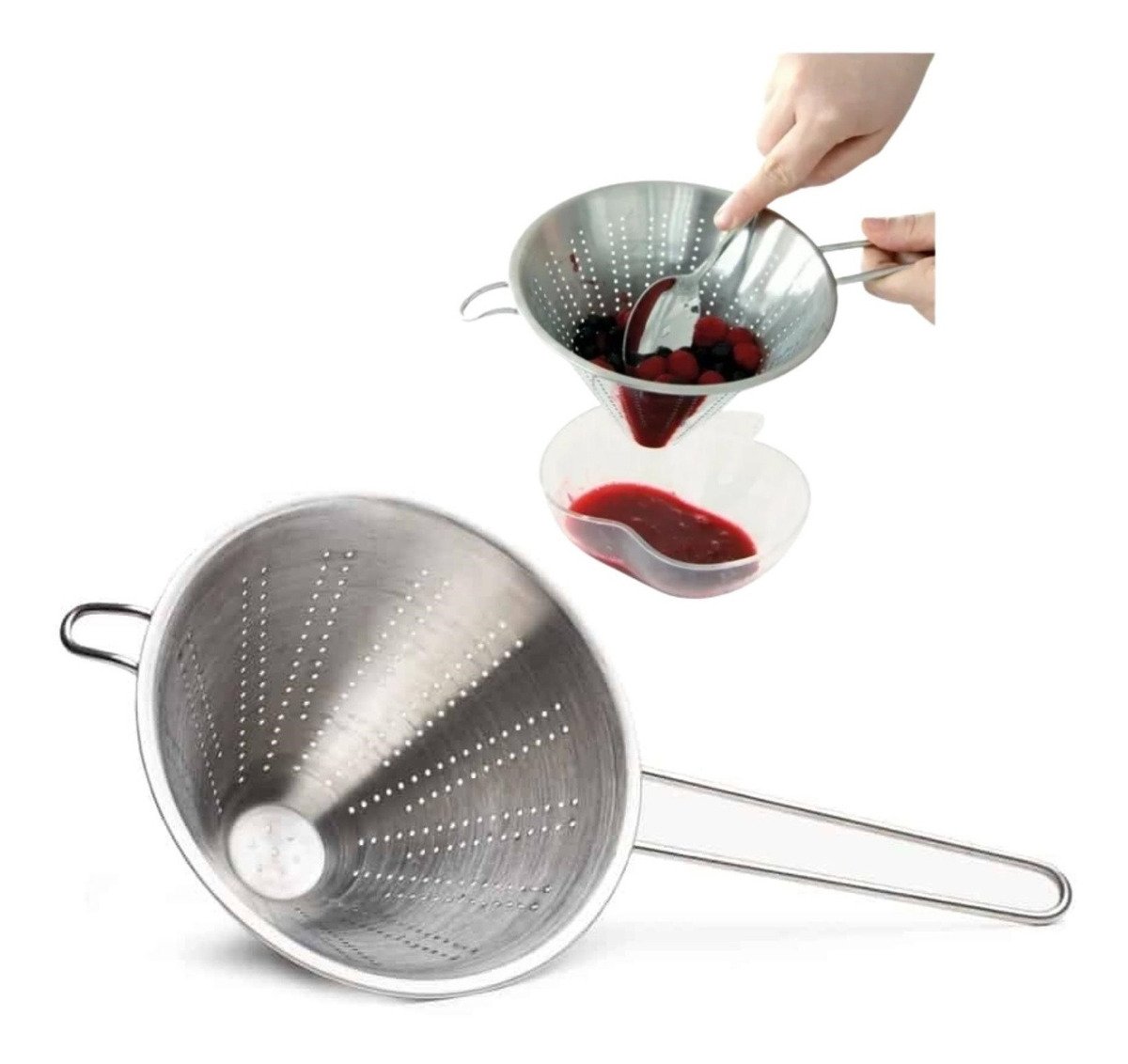 cone coador minimalista aço inoxidável 14 cm Mimo Style - 7