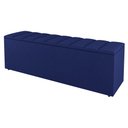 Ver imagem 6 de Kit Cabeceira e Baú Cama Box Casal Cora 140cm Suede Azul - Desk Design