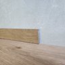 Rodapé 7cm Poliestireno Alto Relevo Carvalho Liso Amadeirado - 2 Metros - 3