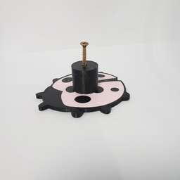 Imagem do Produto Puxador de Gaveta Infantil Joaninha, Rosa e Preto, Kit com 2 Unidades:rosa - 5