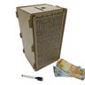Cofre Desafio 50 Mil Guardar Junte Dinheiro Woodbox Torre na - 1